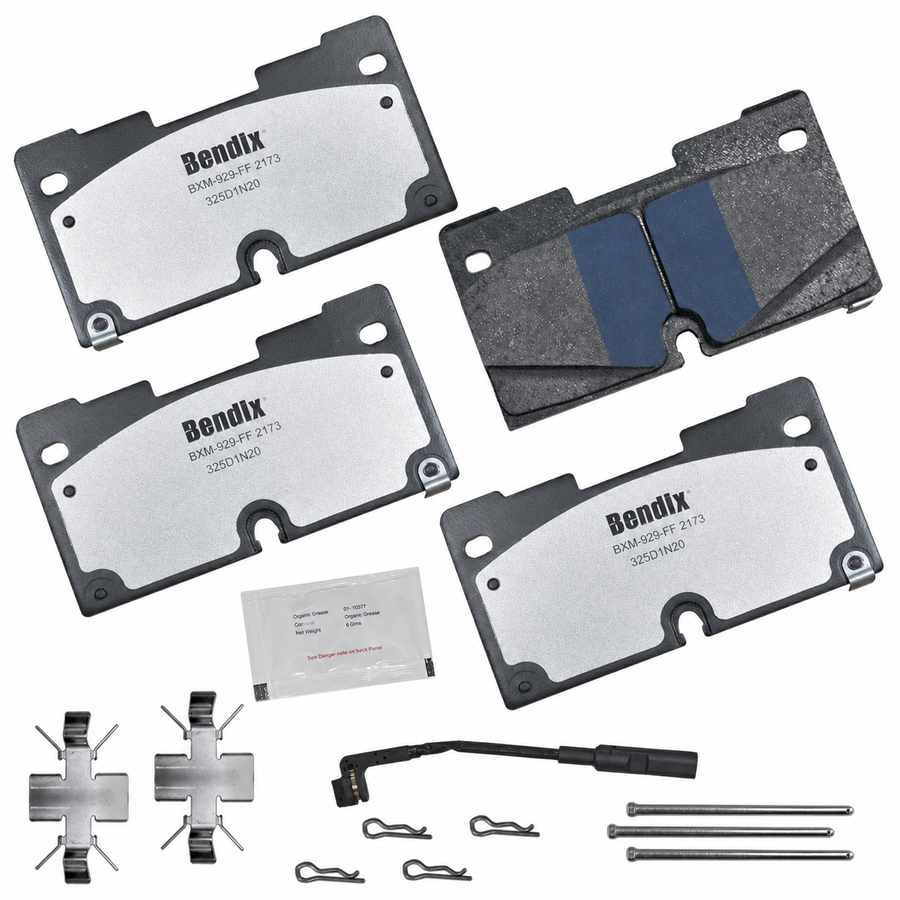 Bendix MKD2173FM Heavy Duty Front Brake Pads with Wear Sensor