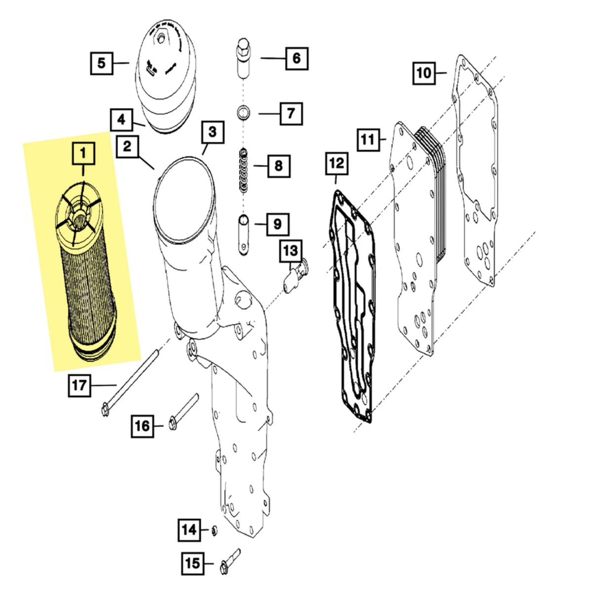 Mopar 68677810AA Oil Filter